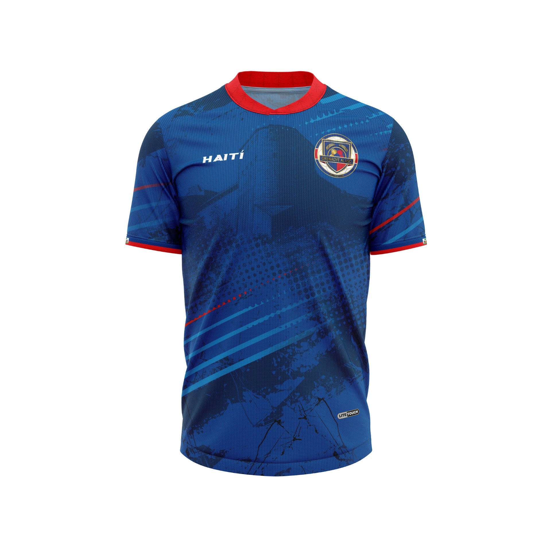 2026 Haiti Heritage Soccer Jersey - BLUE/RED