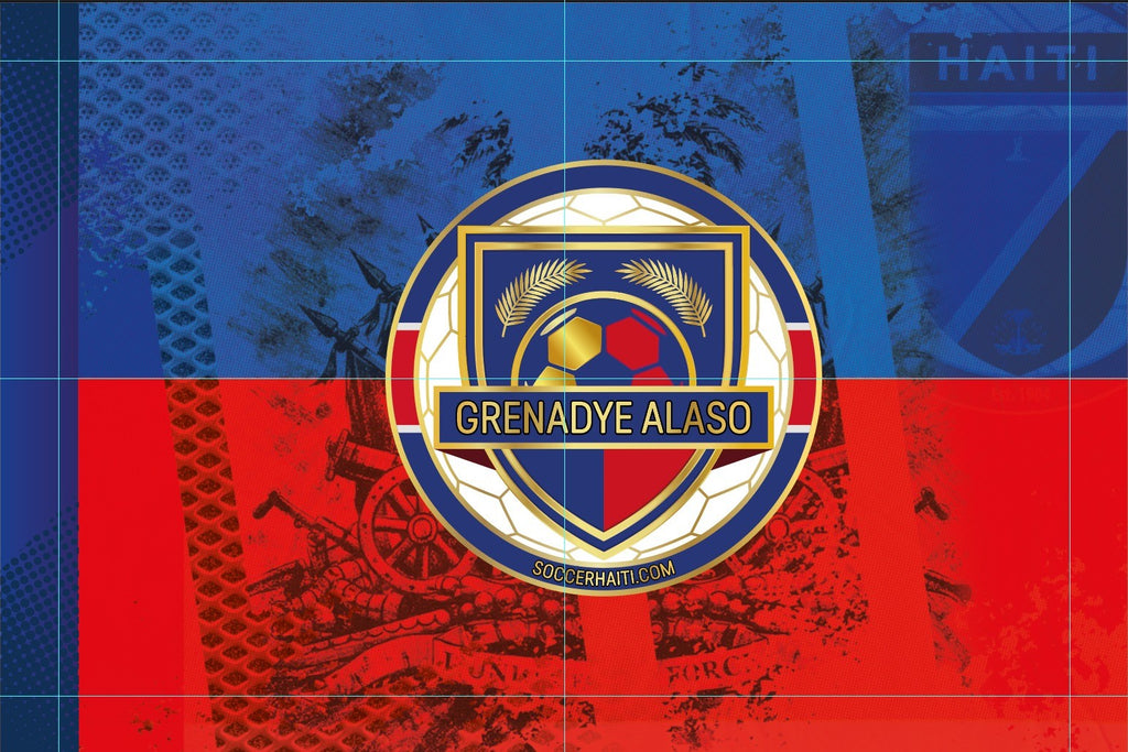 Haitian Soccer Flag - 4x3 ft