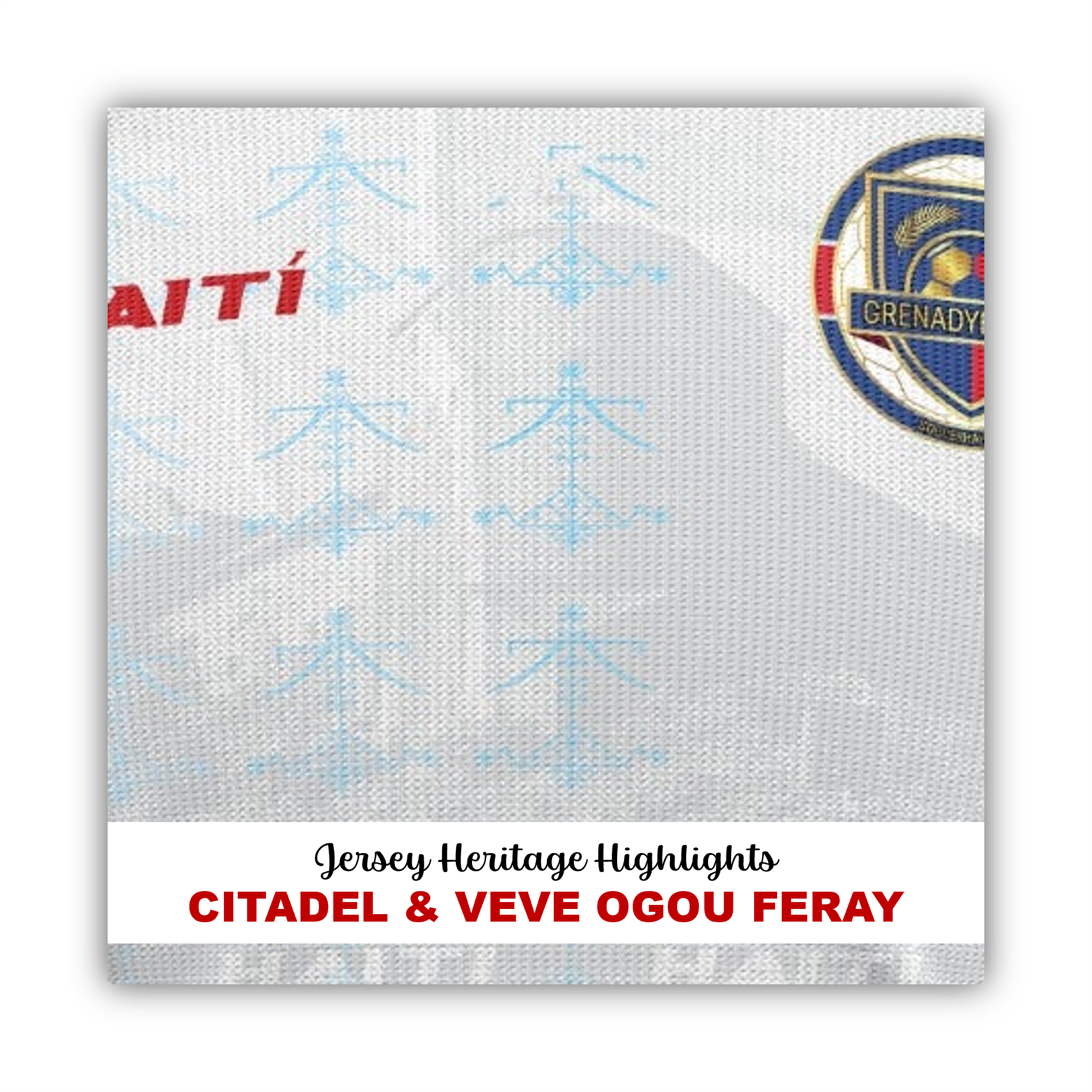 2026 Haiti Heritage Soccer Jersey - WHITE