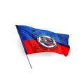 Haitian Soccer Flag - 4x3 ft