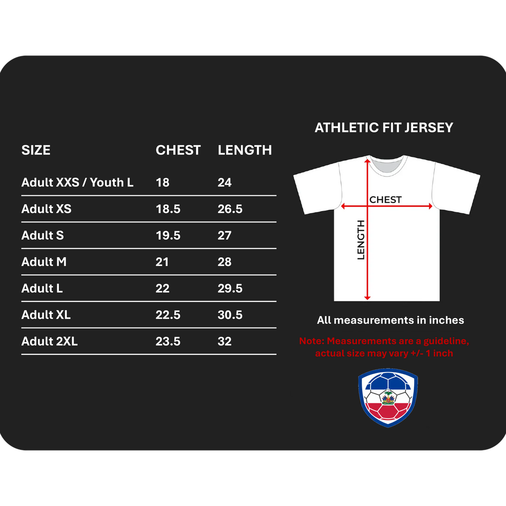 2026 Haiti Heritage Soccer Jersey - WHITE